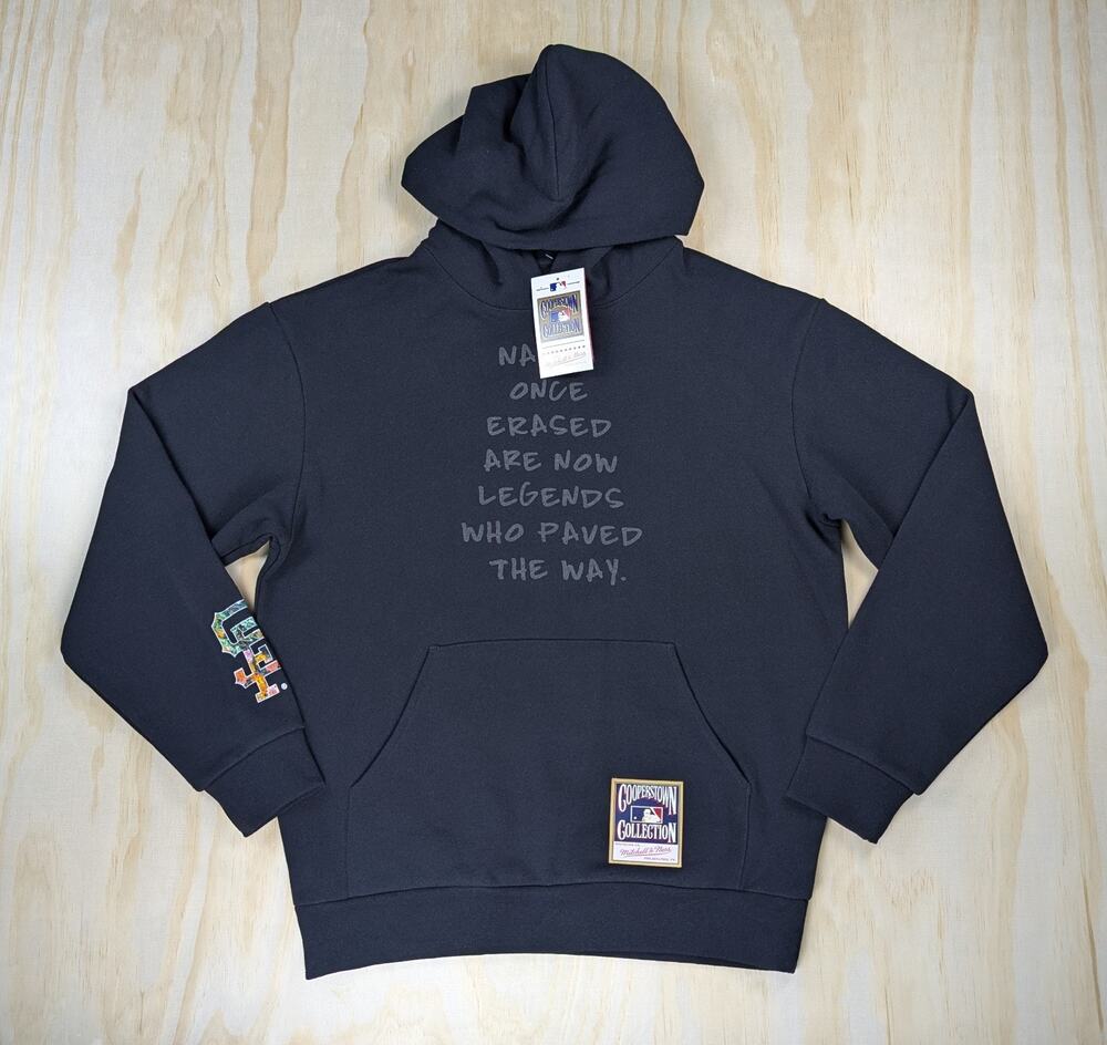 Mitchell & Ness Men's Small San Francisco Giants Hoodie NWT Black Cooperstown SF
